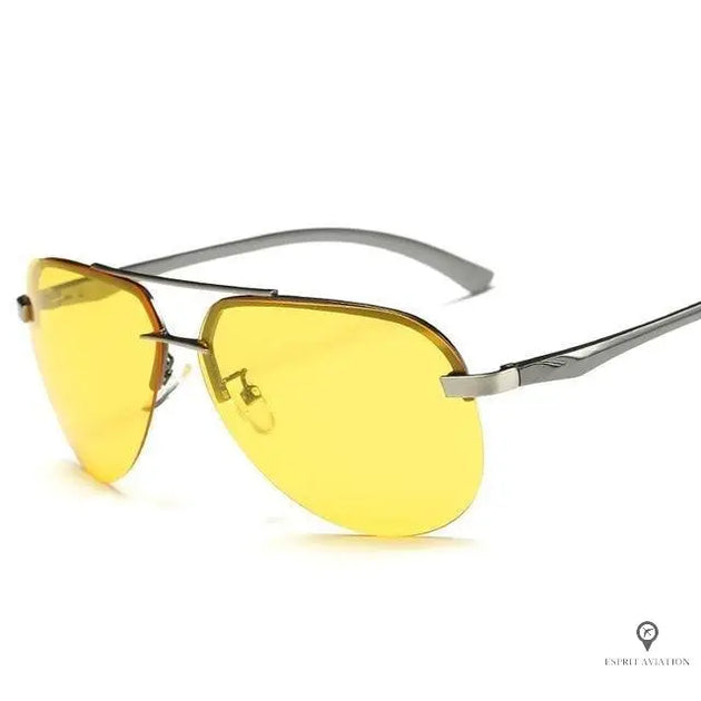 Lunette Aviateur Verre Jaune  Esprit-Aviation – Esprit-Aviation