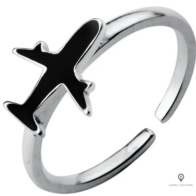 Bague avion femme argentée Esprit-Aviation – Esprit-Aviation - Main Image