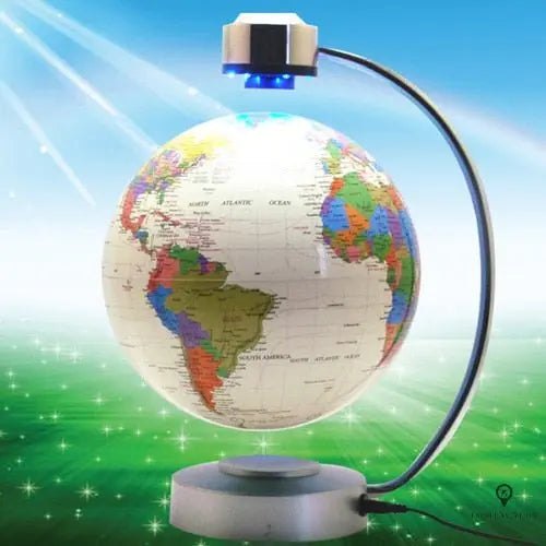 Carte du monde lumineuse à LED Esprit-Aviation