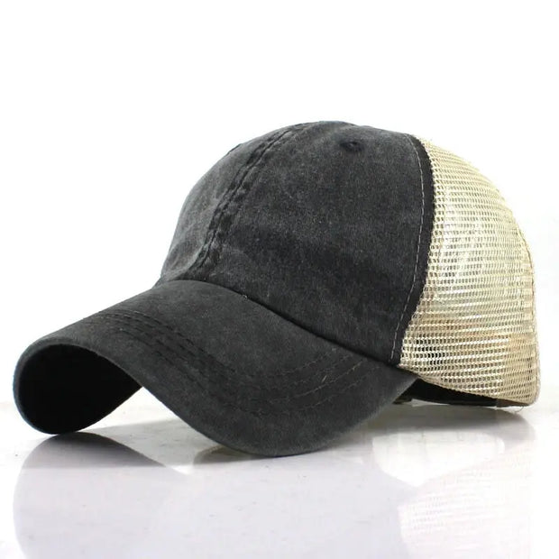 Embroidery Cap Washed Wave Baseball Caps Outdoor leisure New York Adjustable Hip Hop Hat for Men Women Hats Gorras Snapback Cap Esprit-Aviation