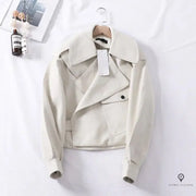 Blouson Aviateur Femme Blanc Neige | Esprit-Aviation