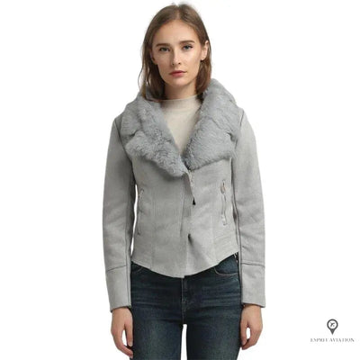 Blouson Aviateur Femme Bleu | Esprit-Aviation