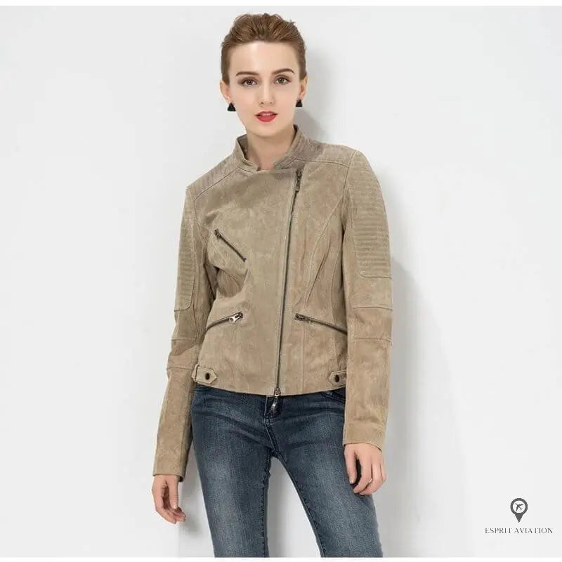 Blouson gris femme sales