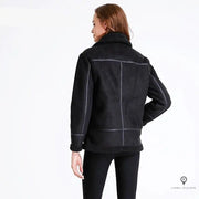 Blouson Bombardier Femme Noir | Esprit-Aviation