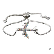 Bracelet Avion Argenté Esprit-Aviation 