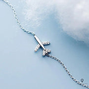 Bracelet Avion Cristal Esprit-Aviation 