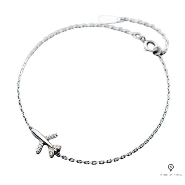 Bracelet Avion Cristal Esprit-Aviation 