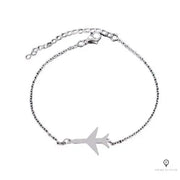 Bracelet Avion en Argent Esprit-Aviation 