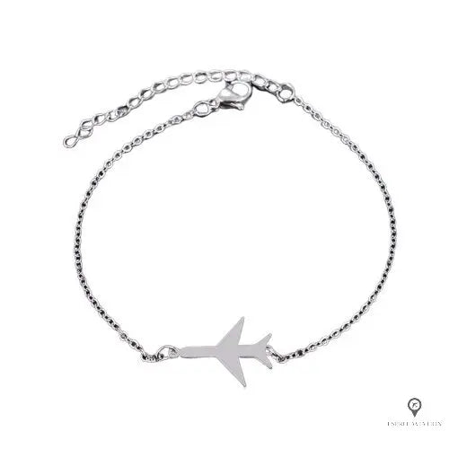 Bracelet Avion en Argent Esprit-Aviation 