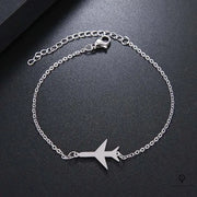 Bracelet Avion en Argent Esprit-Aviation 