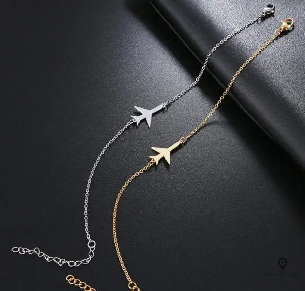 Bracelet Avion en Argent Esprit-Aviation 