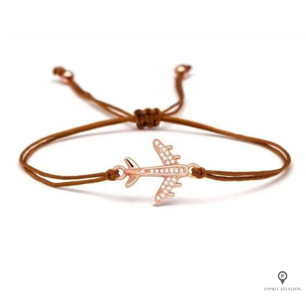 Bracelet Pilote Marron Esprit-Aviation 