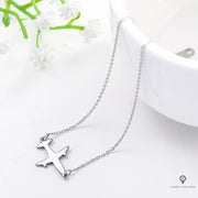 Collier Pendentif Avion Esprit-Aviation 