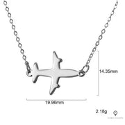 Collier Pendentif Avion Esprit-Aviation 