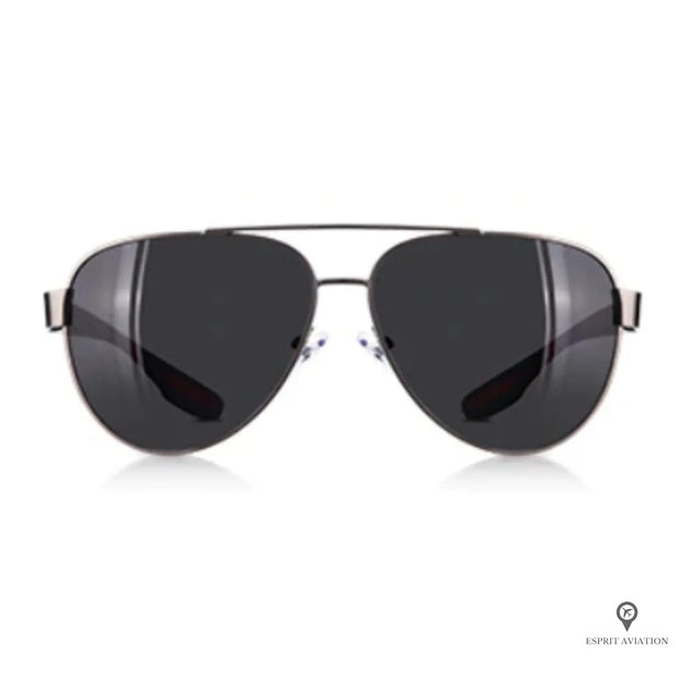 Lunette Aviateur Homme Branche Rouge | Esprit-Aviation