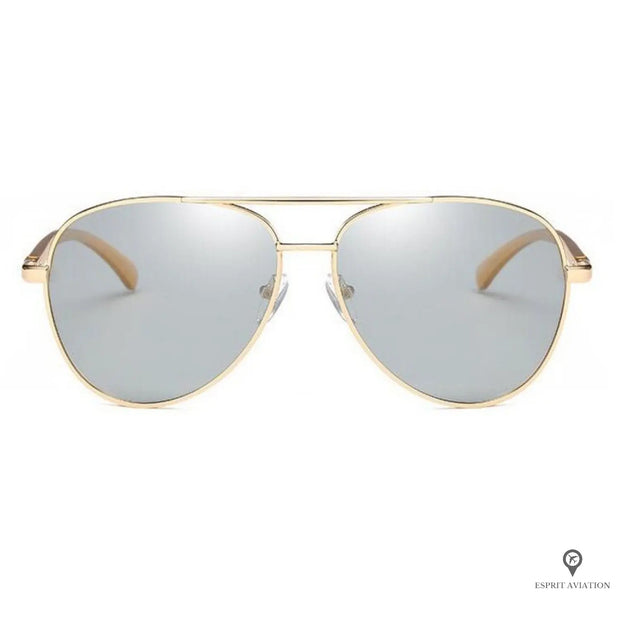 Lunette Aviateur Homme Gold | Esprit-Aviation