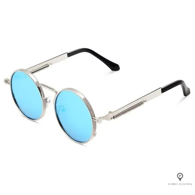 Lunette Aviateur Homme Hippie Bleu  Esprit-Aviation – Esprit-Aviation