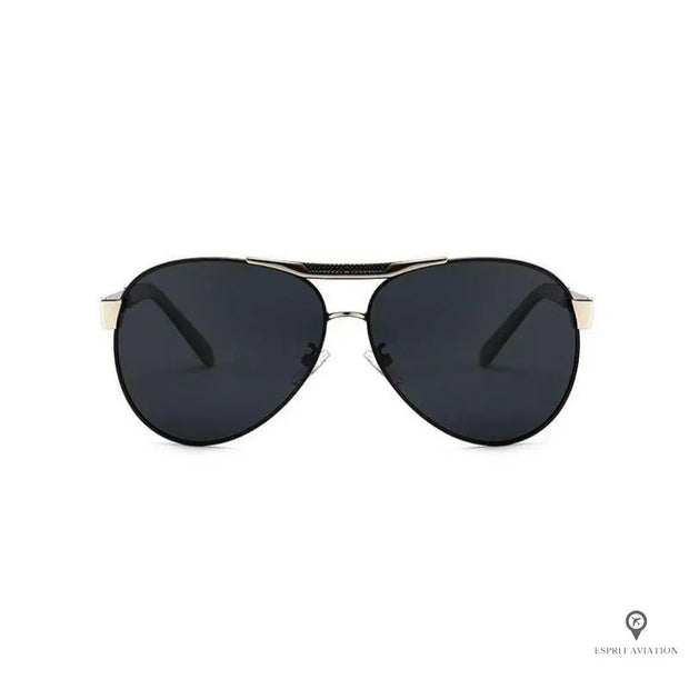 Lunette Aviateur Homme Solaire Noir | Esprit-Aviation