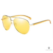 Lunette Aviateur Homme Soleil Doré | Esprit-Aviation