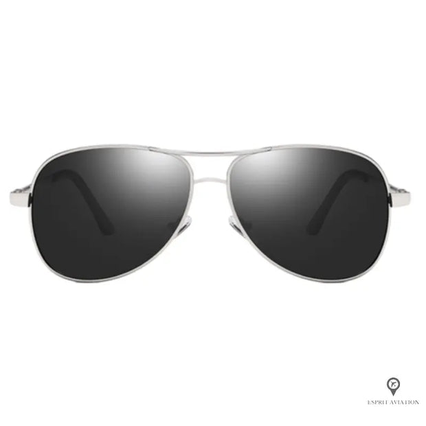 Lunette Soleil Noir Aviator | Esprit-Aviation