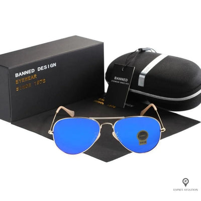 Lunette de Soleil Aviateur Bordeaux | Esprit-Aviation