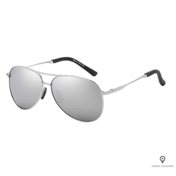 Lunette de Soleil Aviateur Homme Effet Miroir | Esprit-Aviation