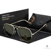 Lunette de Soleil Aviateur Vert Homme | Esprit-Aviation