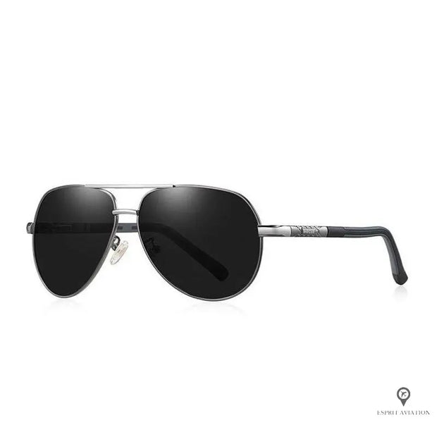 Lunettes Aviateur Homme Noires | Esprit-Aviation