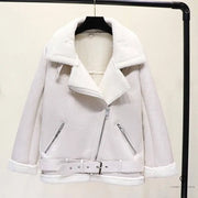 Manteau aviateur femme zippé blanc | Esprit-Aviation