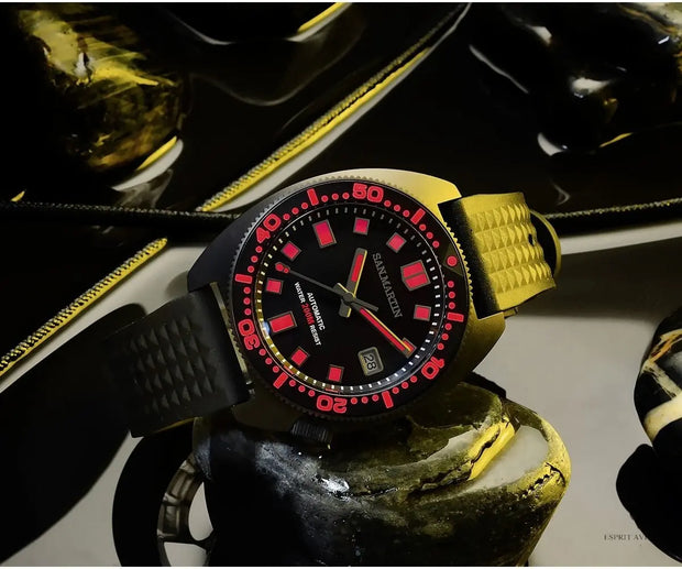 Montre Automatique Aviateur Homme Silicone | Esprit-Aviation