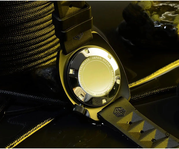 Montre Aviateur Automatique Silicone noir | Esprit-Aviation