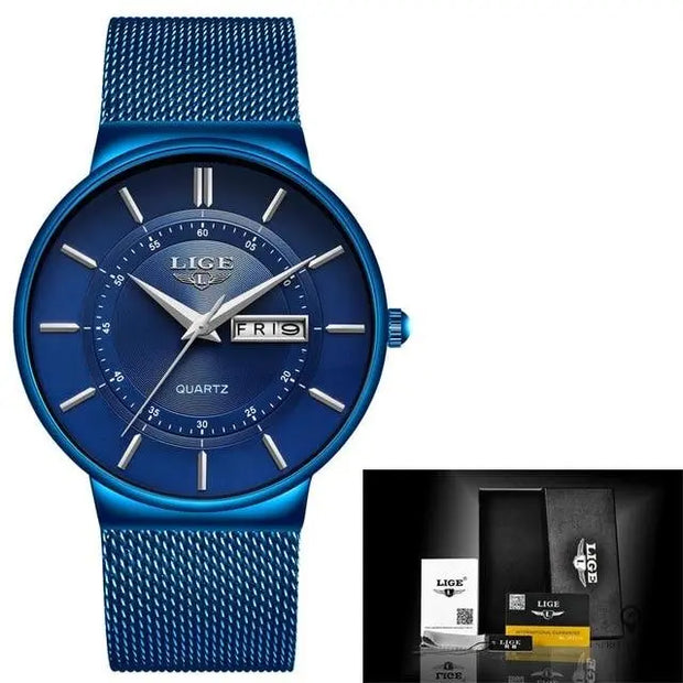 Montre Aviateur Bracelet Bleu | Esprit-Aviation