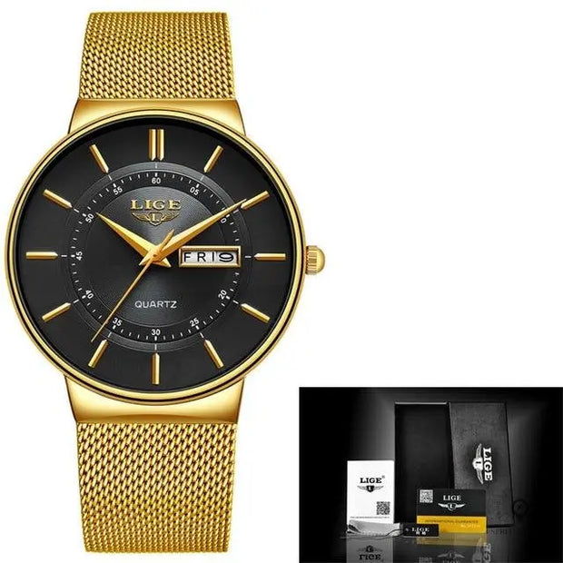 Montre Aviateur Bracelet Doré | Esprit-Aviation
