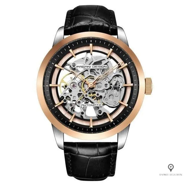 Montre Aviateur Mécanisme Apparent Homme | Esprit-Aviation