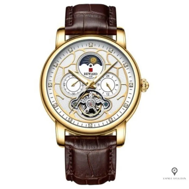 Montre Aviateur Militaire Bracelet Cuir | Esprit-Aviation