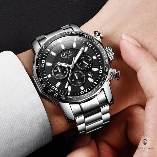 Montre Aviateur Militaire Quartz Suisse | Esprit-Aviation
