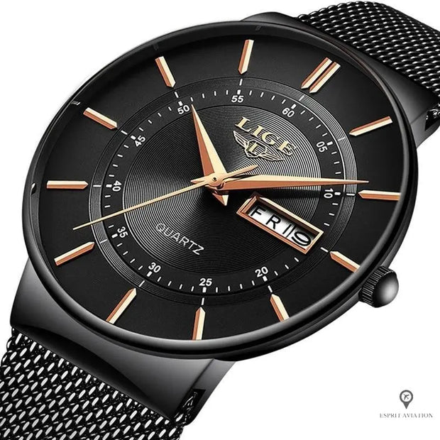 Montre Aviateur Noire | Esprit-Aviation