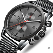 Montre Aviateur Quartz Acier Grise | Esprit-Aviation
