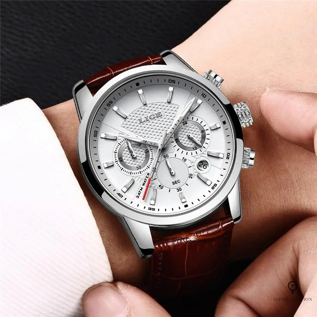 Montre Aviateur Quartz Blanche | Esprit-Aviation