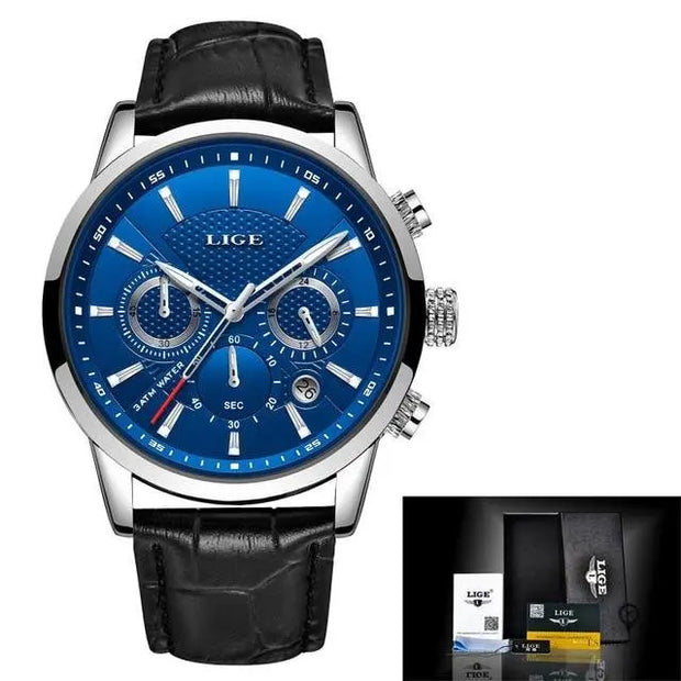 Montre Aviateur Quartz Bleue | Esprit-Aviation