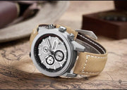Montre Aviateur Quartz Bracelet Daim | Esprit-Aviation