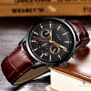 Montre Aviateur Quartz Noire | Esprit-Aviation