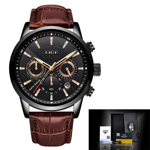 Montre Aviateur Quartz Noire | Esprit-Aviation