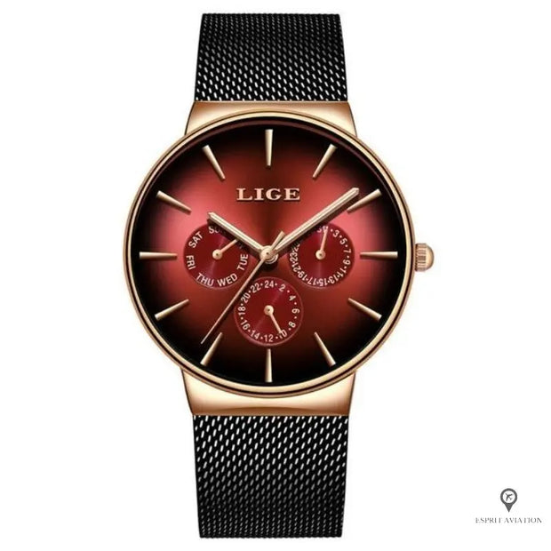 Montre Aviateur Rouge | Esprit-Aviation
