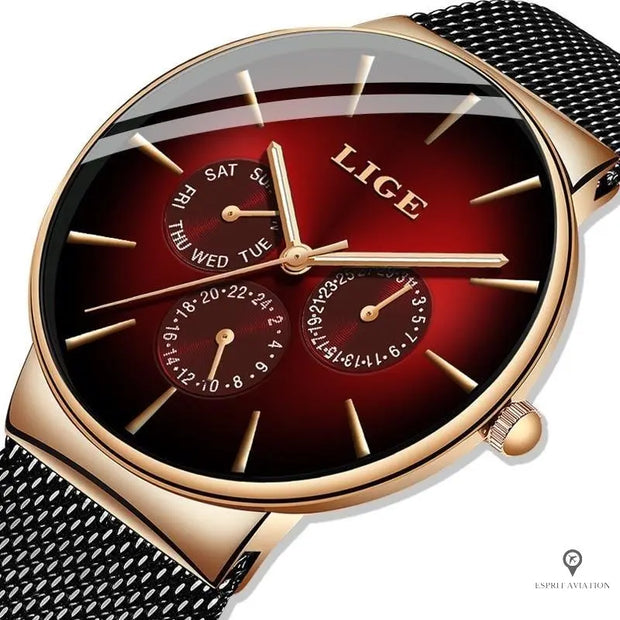 Montre Aviateur Rouge | Esprit-Aviation