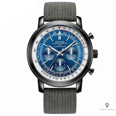 Montre Aviator Bleue | Esprit-Aviation