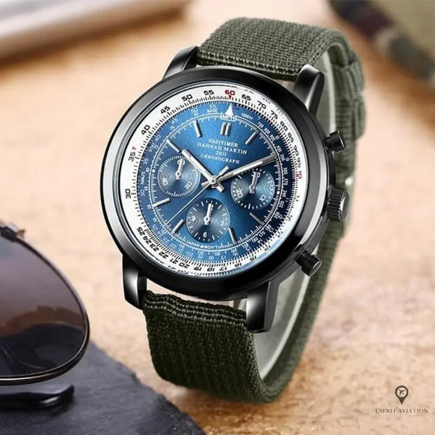 Montre Aviator Bleue | Esprit-Aviation