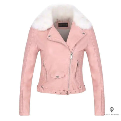 blouson aviateur femme rose | Esprit-Aviation