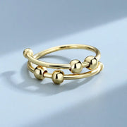 Bague Anti Stress Perlée | Esprit-Aviation