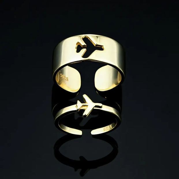 Bague Avion Duo | Esprit-Aviation